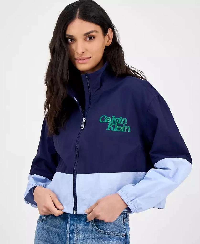 Calvin Klein Women's Colorblock Windbreaker Jacket 2