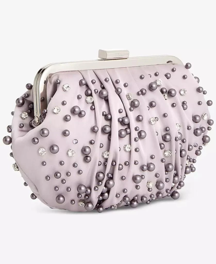 INC International Allover Pearl and Crystal Small Satin Clutch, Exclusively at Macy's 7
