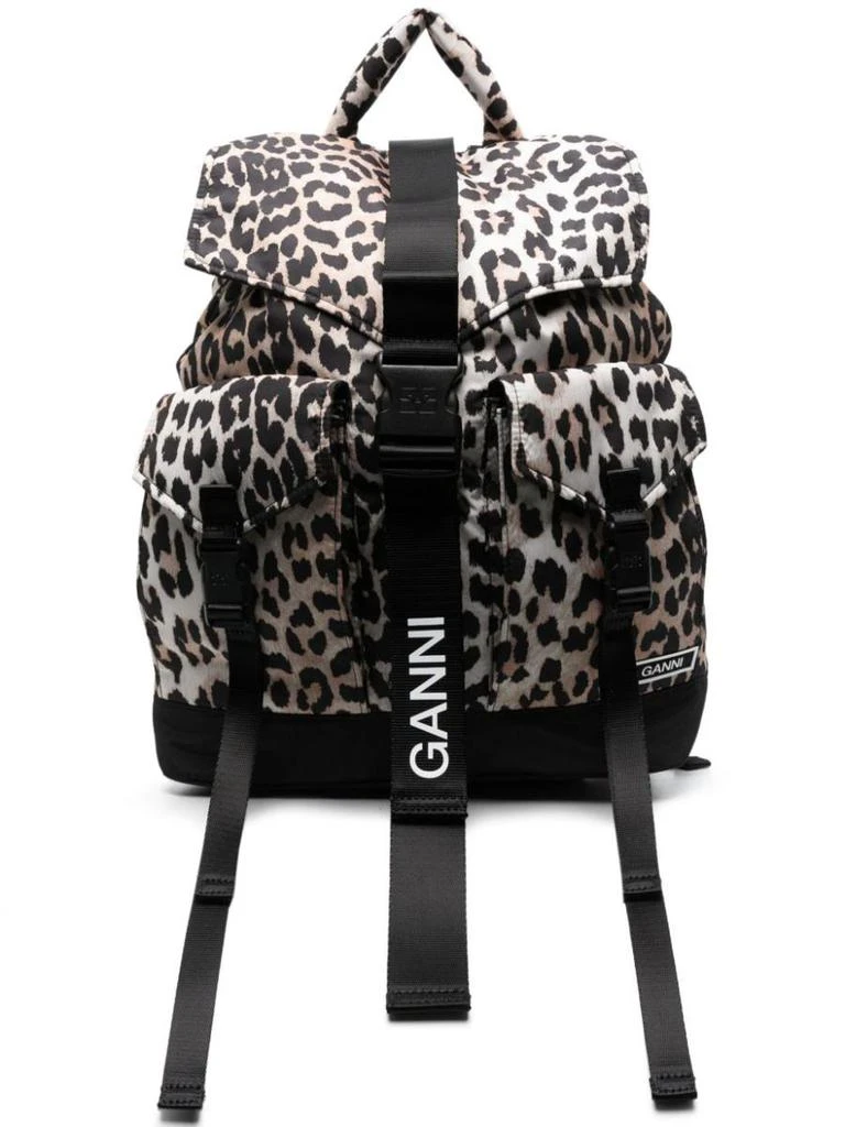 Ganni Ganni Logo Tech Backpack 1