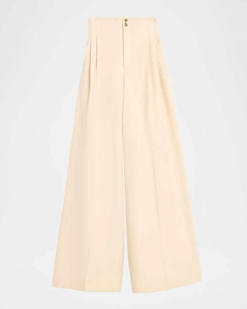 Zimmermann Hypnotic Straight Wool Pants 1