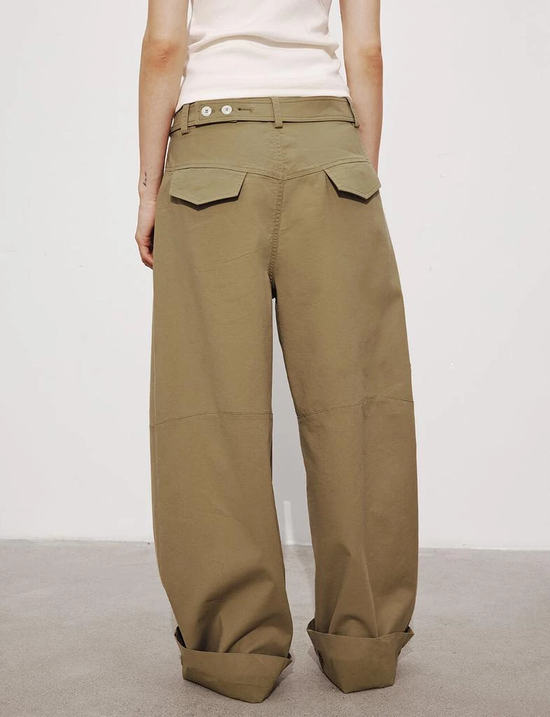 Pixie Market Baggy Khaki Button Pants-PREORDER 4
