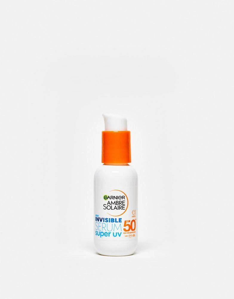 Garnier Garnier Ambre Solaire SPF 50+ Super UV Invisible Serum Moisturiser for Face 30ml 1