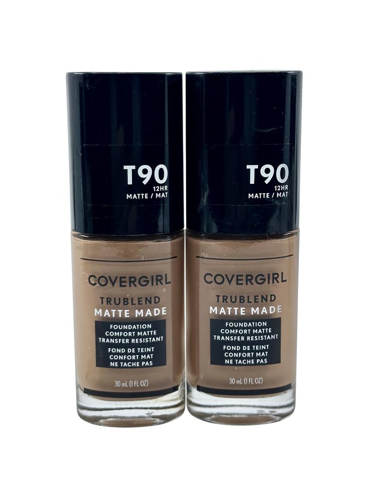 CoverGirl Cover Girl True Blend Matte Made Foundation T90 Tawny Fauve 1 OZ Set of 2