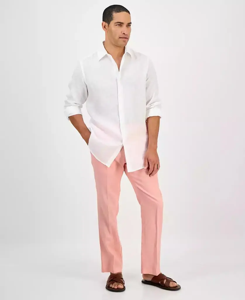 Club Room Men's 100% Linen Shirt, Created for Macy's 5