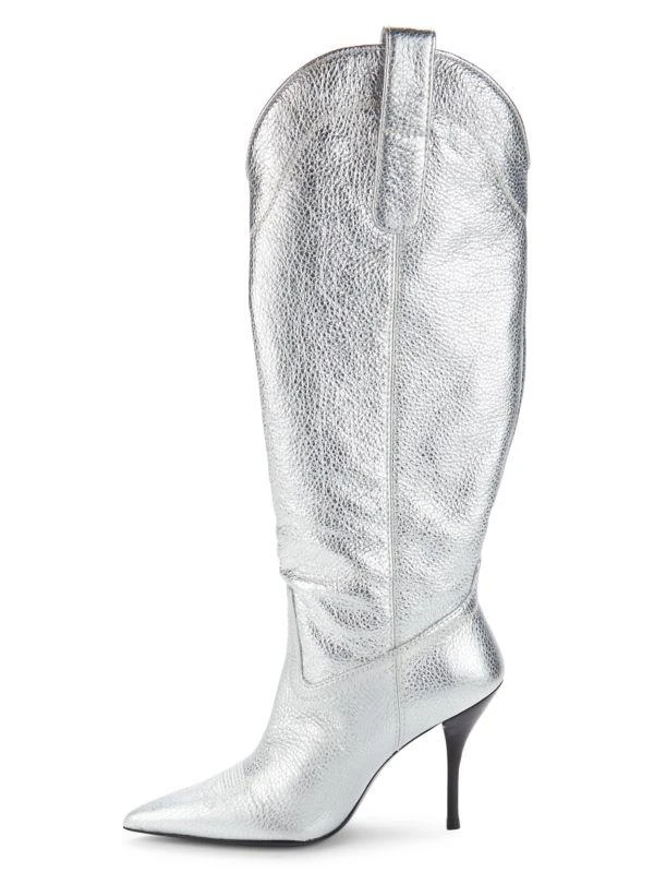 Stuart Weitzman Outwest 100 Stiletto Cowboy Knee Boots 4