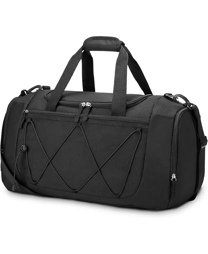 Urtala Gym Bag for Men - 21 Inches Duffle Bag for Travel Lightweight Duffel Bag with Shoe Compartment Personal Item Travel Bag Weekender Bag for Travel Sports Gym - Black