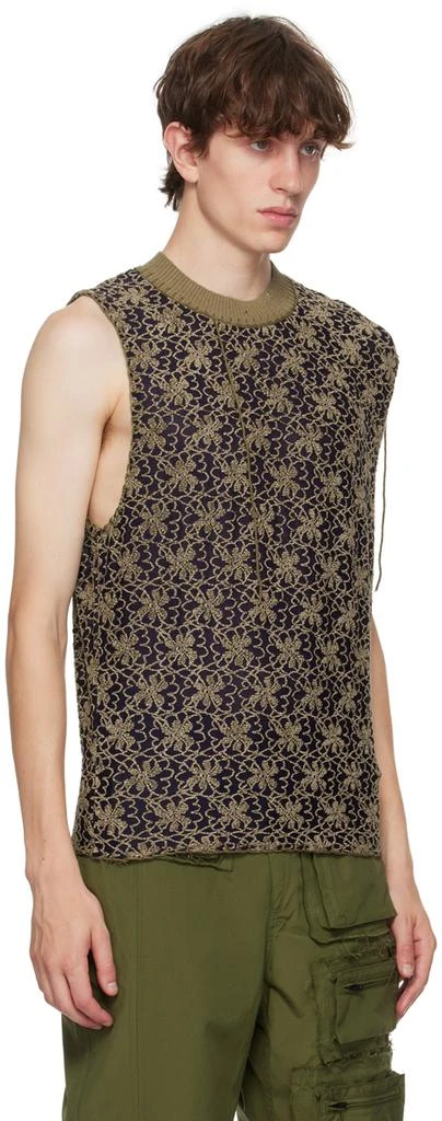 Andersson Bell Navy Flower Ash Vest 2