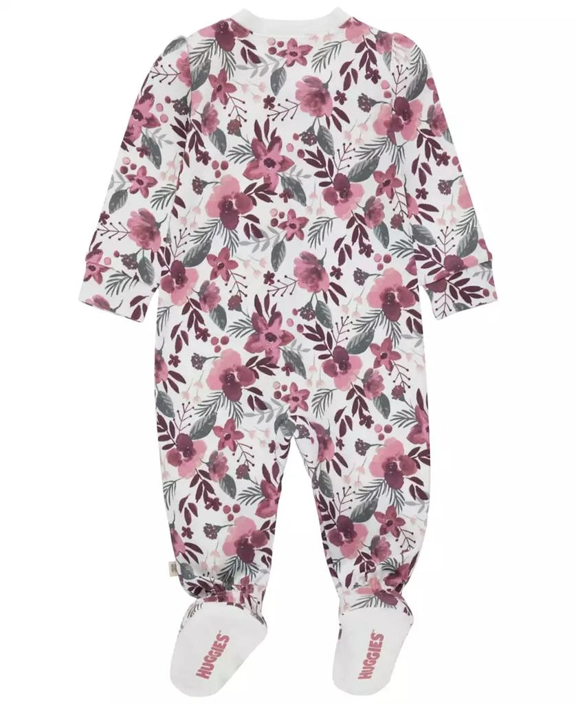 Huggies Baby Girls Organic Printed Coverall 3