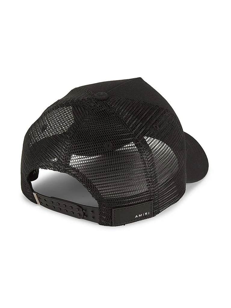 AMIRI Star Leather Trucker Hat 2