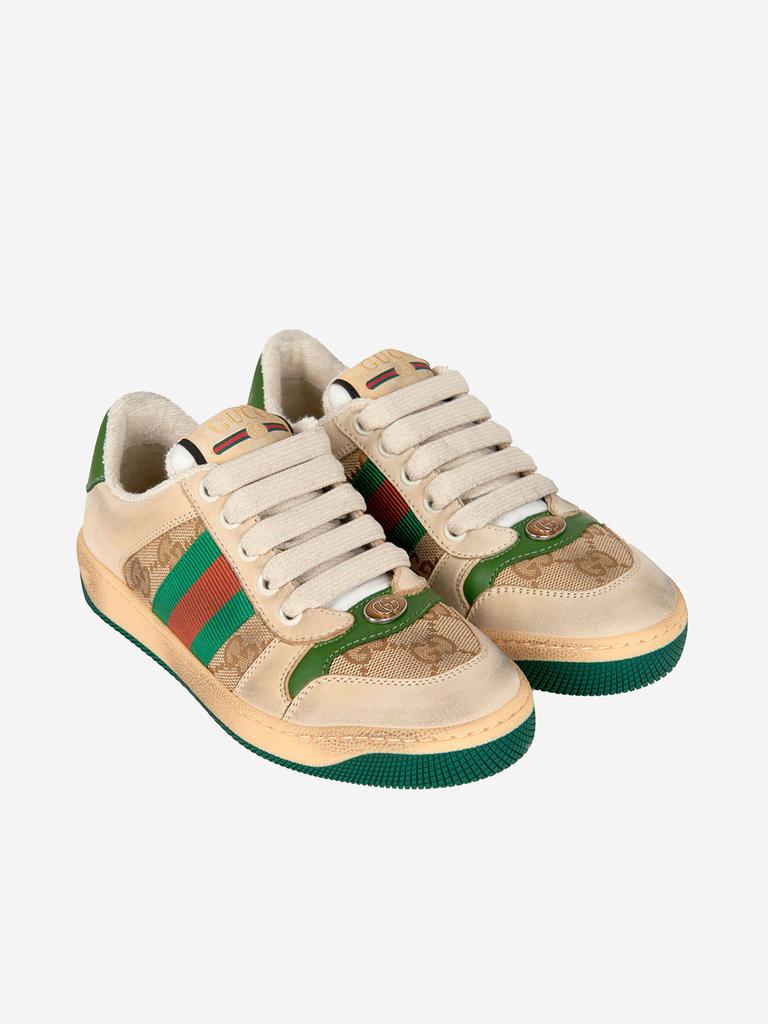 Gucci Kids GUCCI Kids Leather Screener Trainers