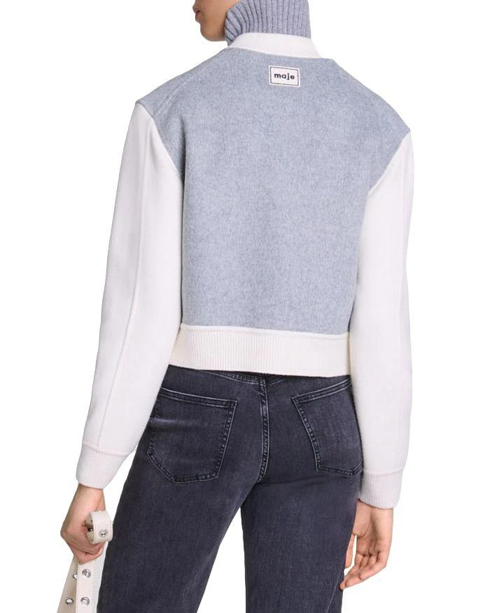 Maje Mybomberis Varsity Cardigan 3