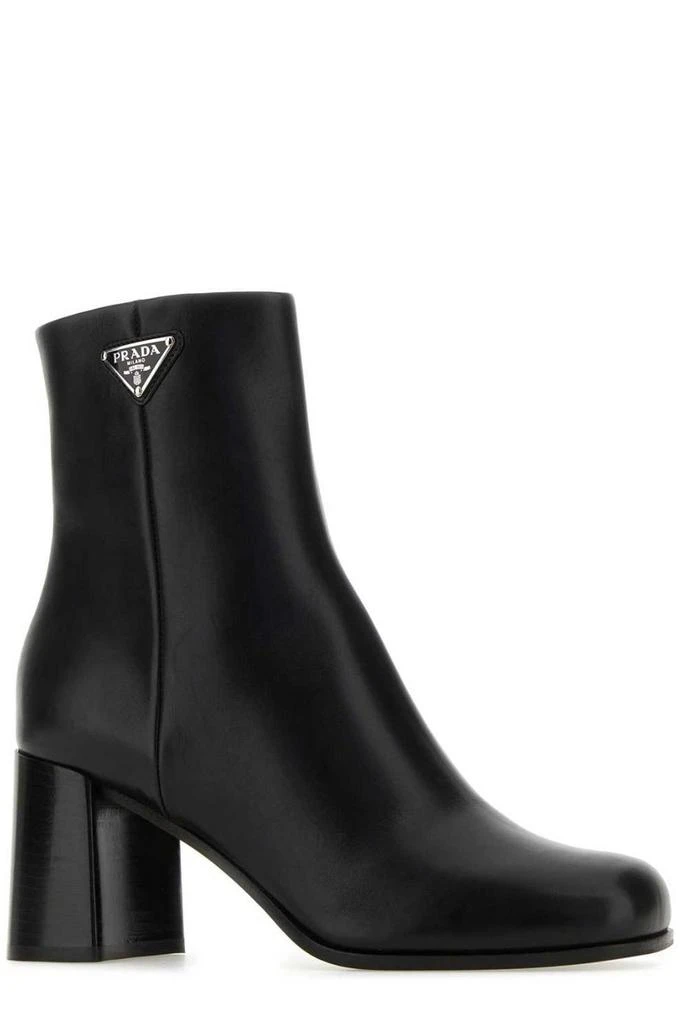 Prada Prada Logo-Plaque Ankle Boots 2