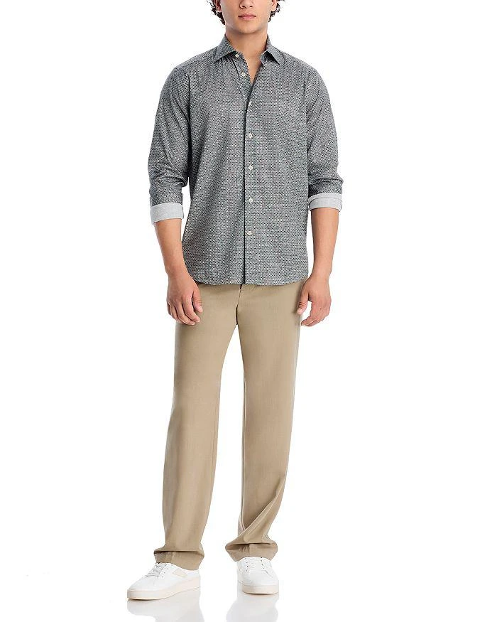 Jack Victor Irvine Cotton Blend Printed Button Down Shirt 2