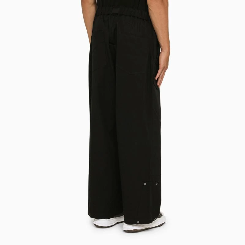 adidas Y-3 Black cotton workwear trousers 5