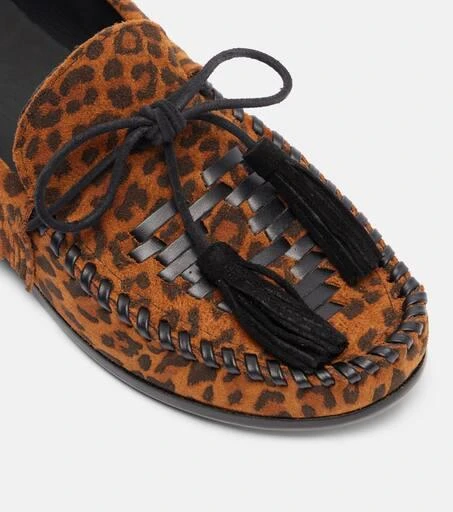 Isabel Marant Fitza fringed suede loafers 5