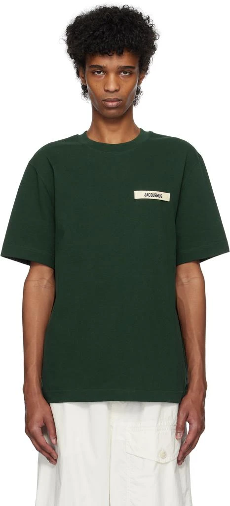 Jacquemus Green 'The Gros Grain' T-shirt 1
