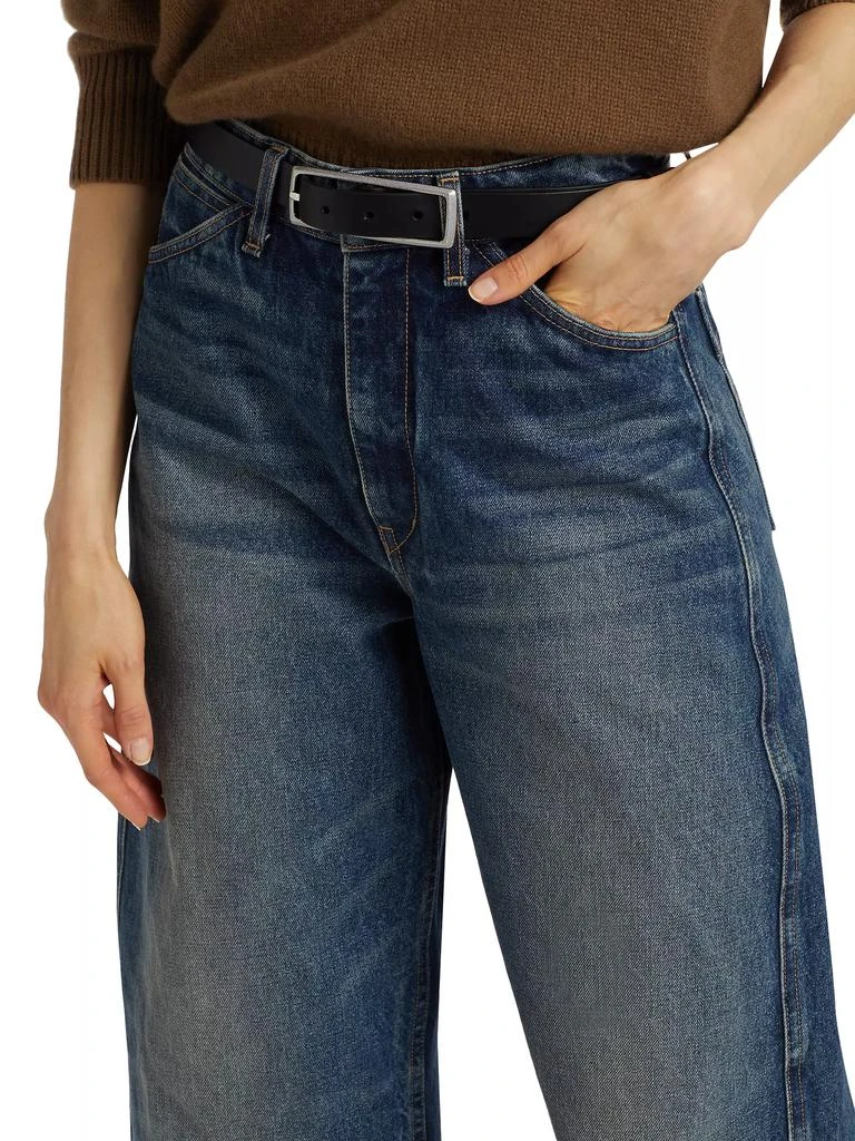 Nili Lotan Otis Curved-Leg Jeans 6