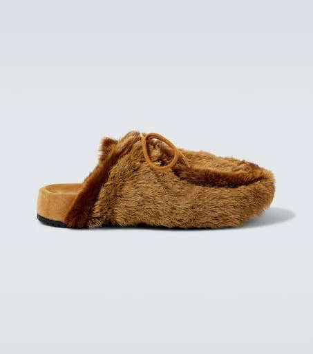 Dries Van Noten Shearling clogs 1