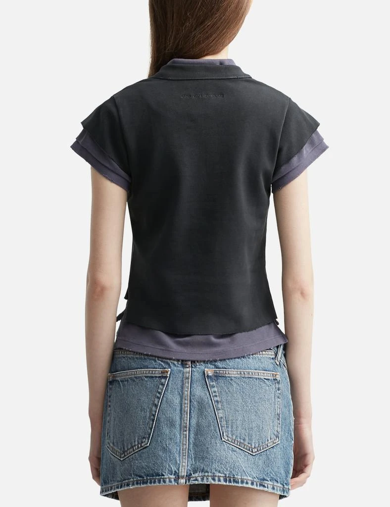Alexander Wang Layered Shrunken Polo 3