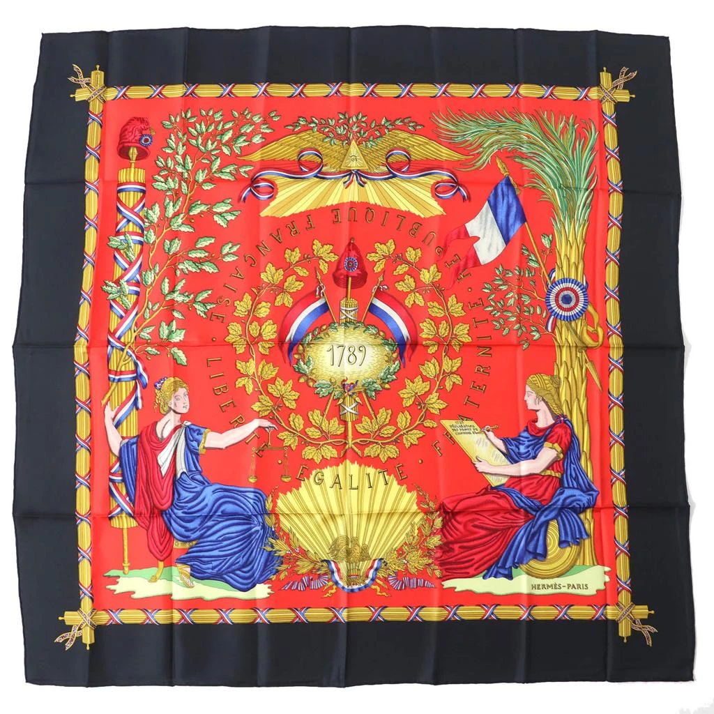 Hermes Color Silk Scarf (Pre-Owned)