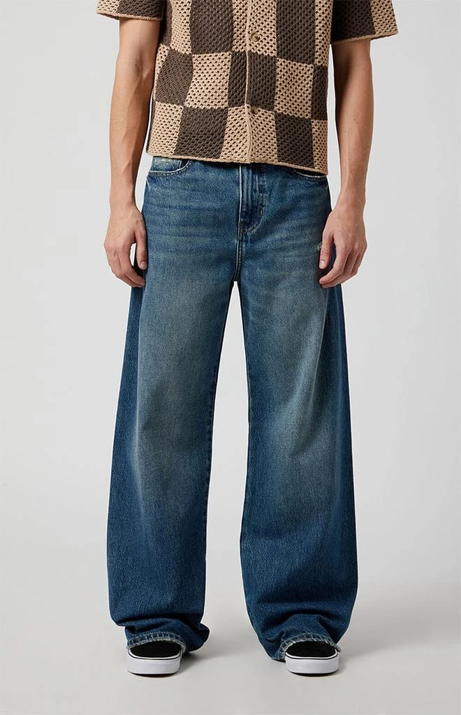 PacSun Blake Extreme Baggy Jeans Medium Blue Wash 1