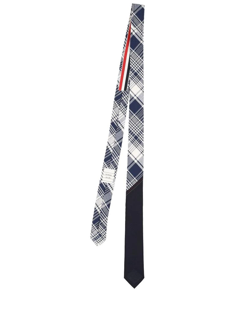 Thom Browne Classic Madras Check Tie 1