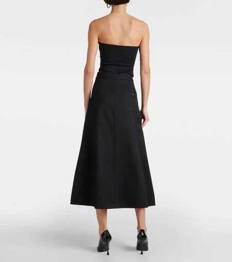 WARDROBE.NYC Virgin wool midi skirt 3