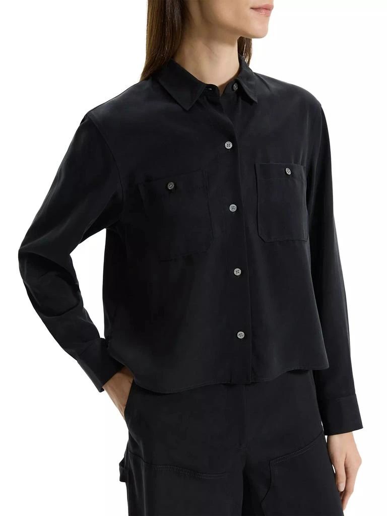 Theory Boxy Button-Front Shirt 6
