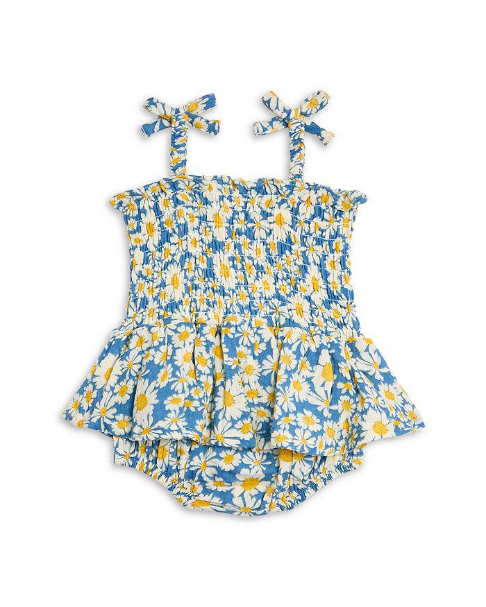 Angel Dear Girls' Smocked Bubble Romper - Baby
