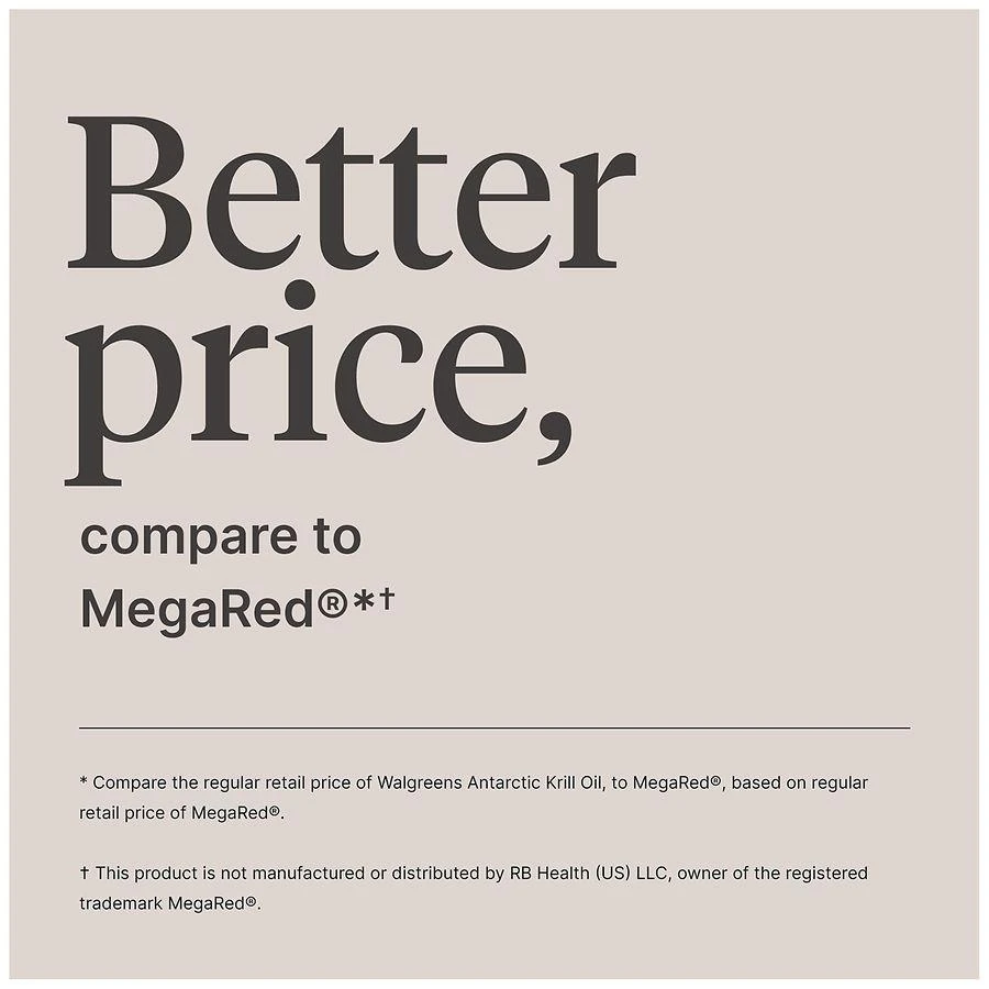 Walgreens Antarctic Krill Oil 350 mg Softgels 8
