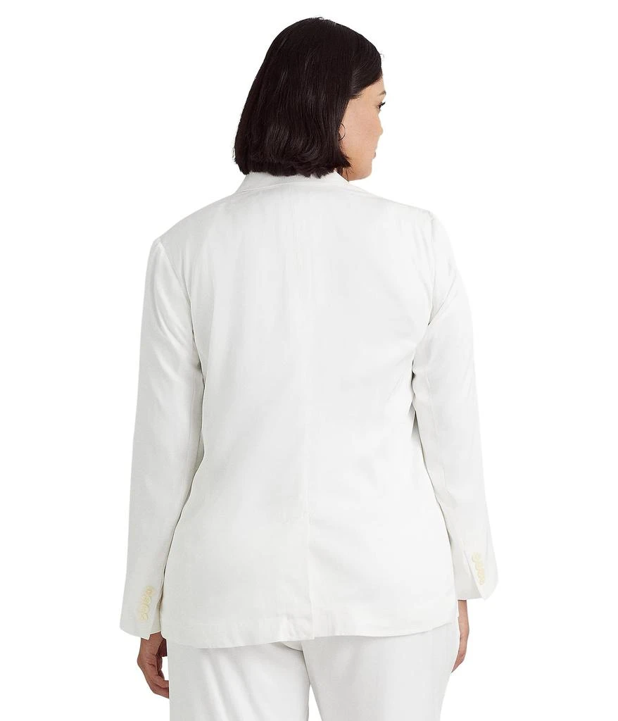 LAUREN Ralph Lauren Plus Size Linen-Blend Twill Blazer 2