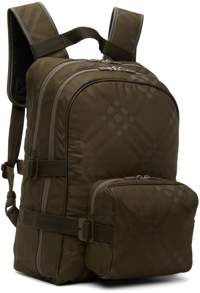 Burberry Brown Check Backpack 2