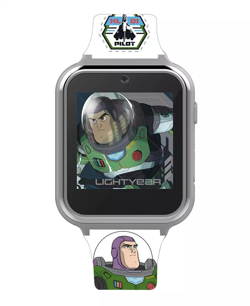 Accutime Unisex White Silicone Strap Smart Watch 1