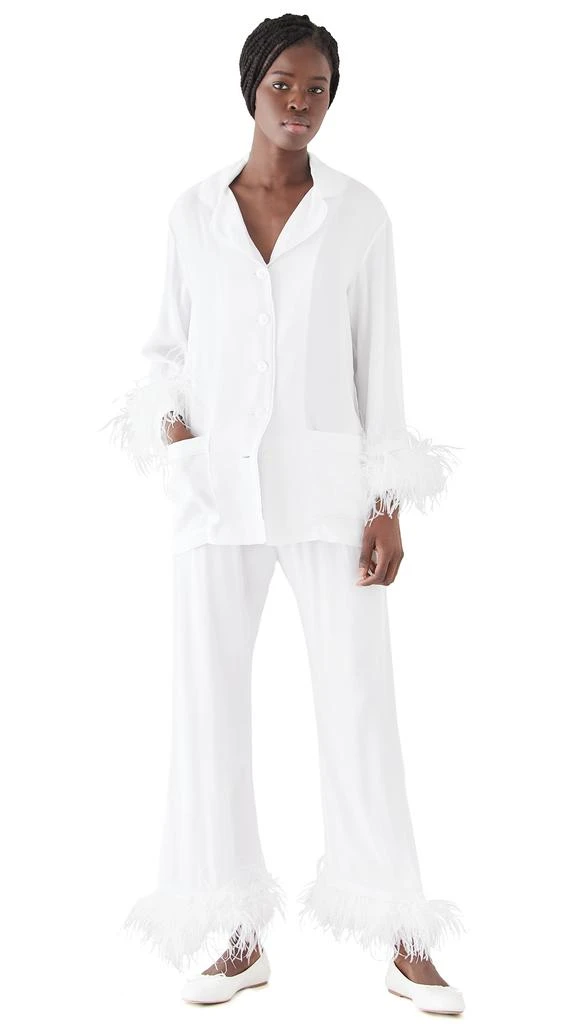 Sleeper Pajama Set with Feathers 6