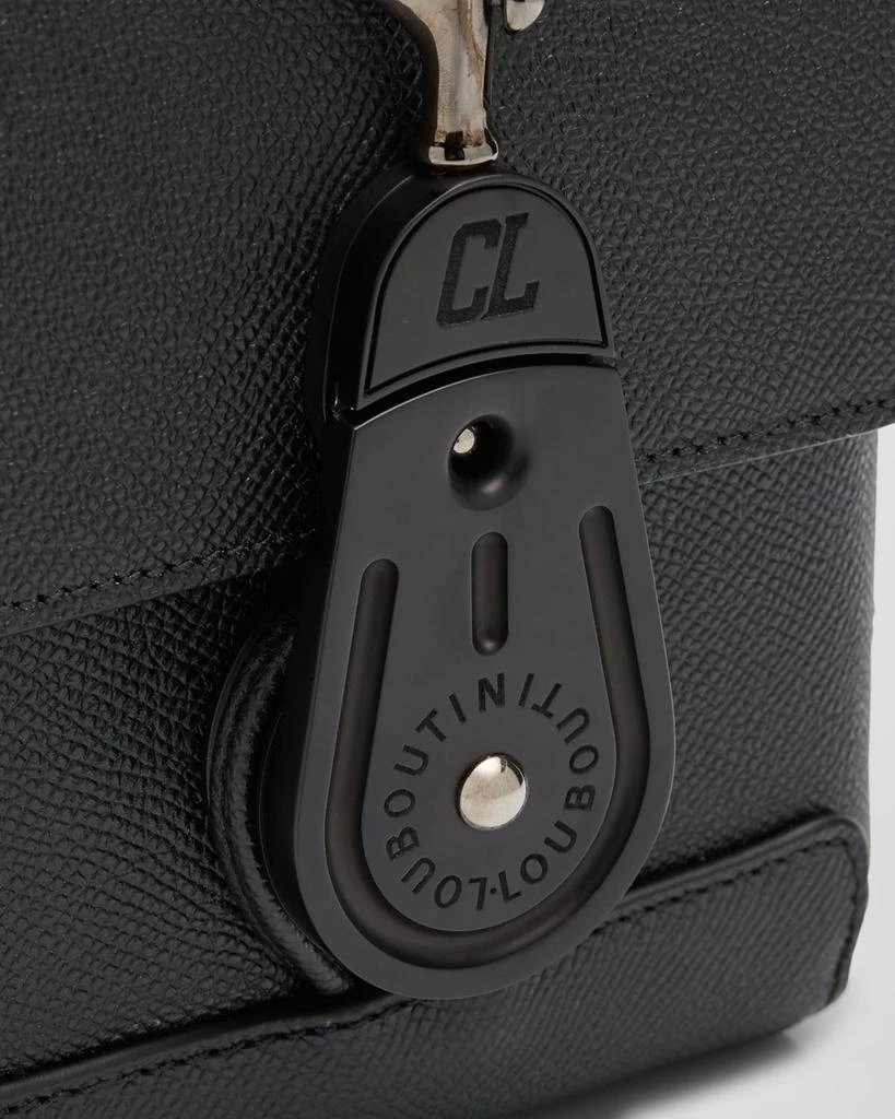 Christian Louboutin Men's Groovy North-South Leather Crossbody Bag 7