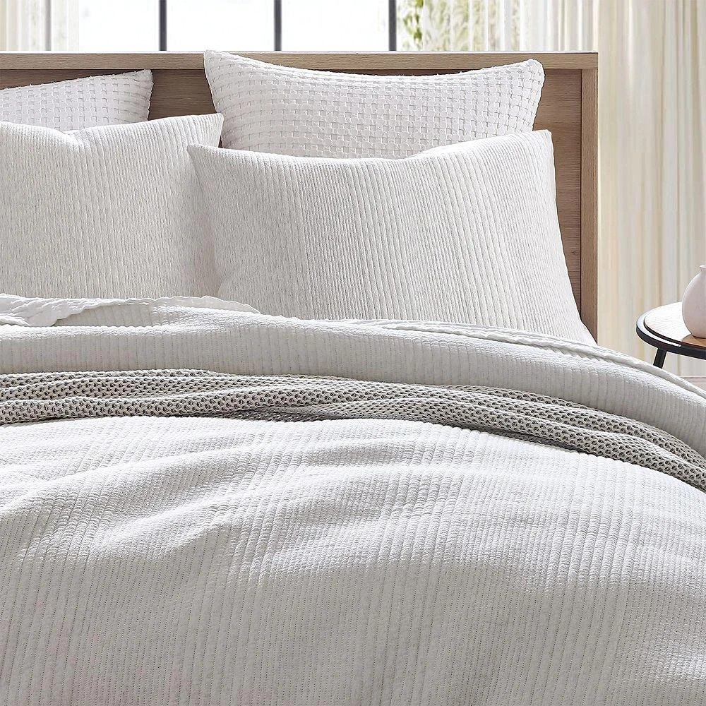 DKNY Ribbed Jersey Duvet Set, Full/Queen 3