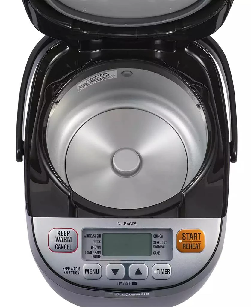 Zojirushi NL-BAC05SB Micom® 3-cup Rice Cooker & Warmer 5