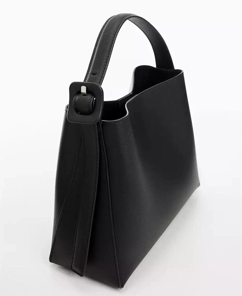 Mango Women's Mini Shopper Buckle Bag 5