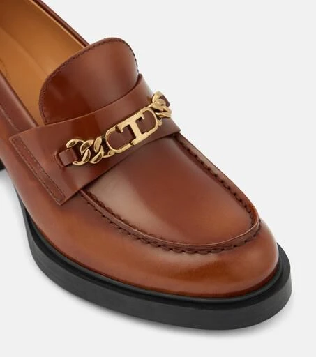 Tod's Patent leather loafer pumps 6