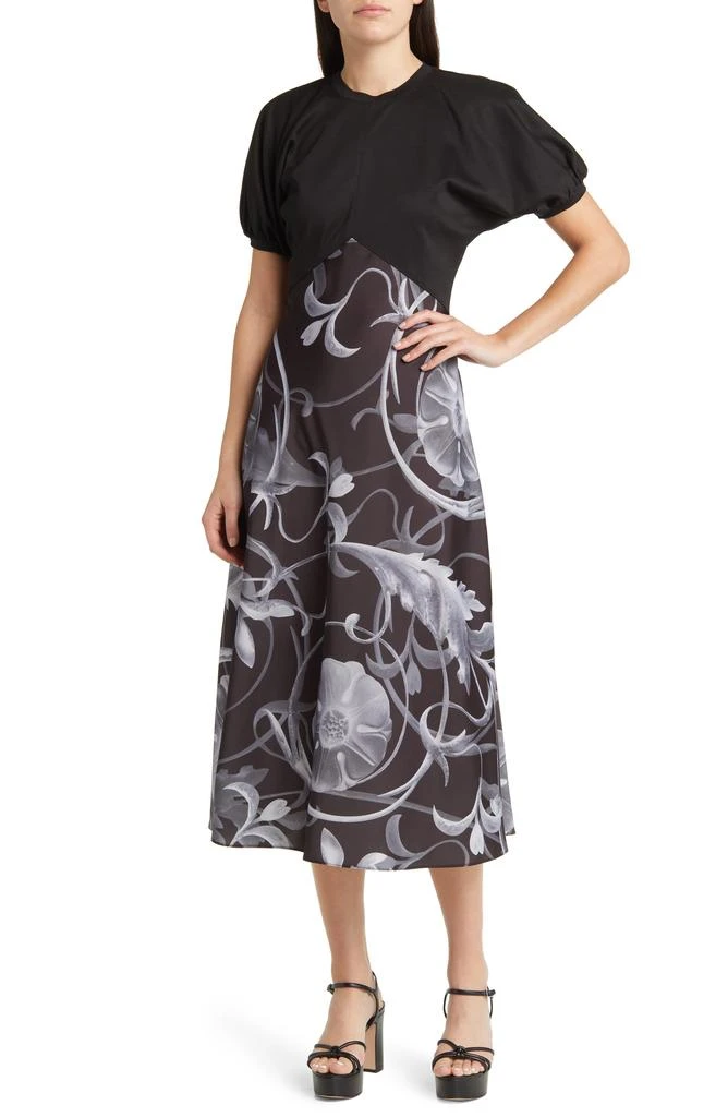 Ted Baker London Magylee Floral Mixed Media Dress 1