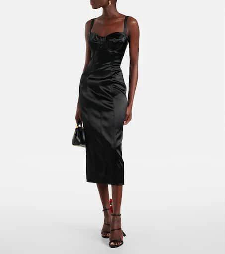 Dolce 
Gabbana Satin bustier dress 2