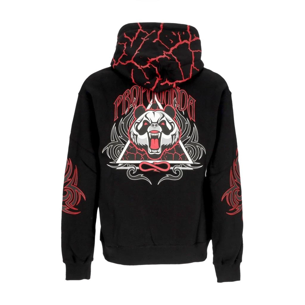 Propaganda Men's Triangle Panda Hoodie Black 1