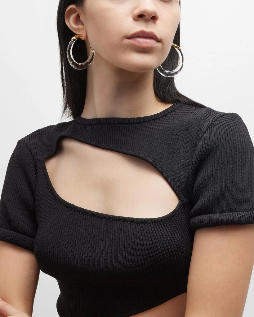 Alexis Bittar Molten Hoop Earrings 5
