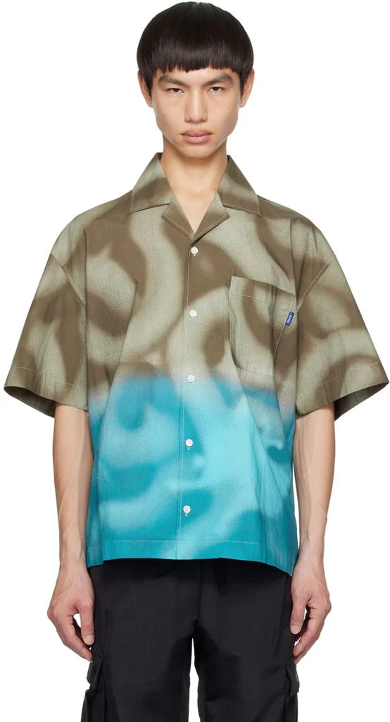 Awake NY Brown & Blue Gradient Shirt 1