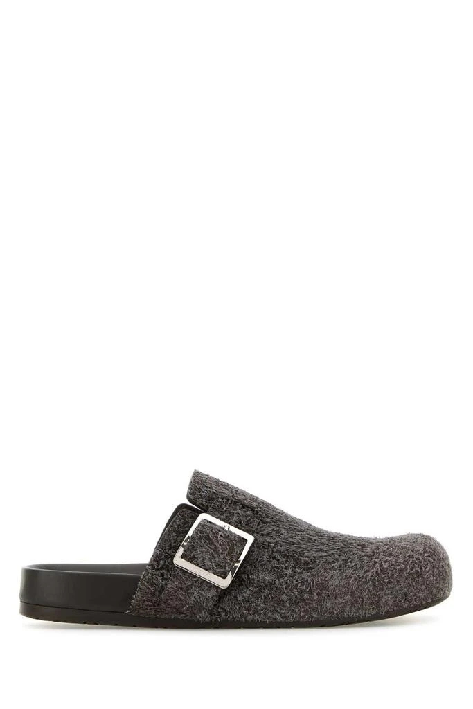 Loewe Mud Suede Ease Buckle Slippers 1