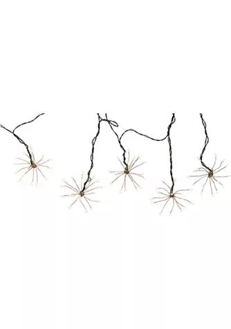 Kurt S. Adler 75-Light Cluster Burst Warm White Superbright LED Light Set with Green Wire