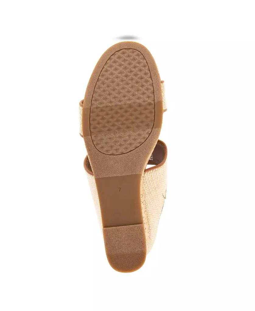 Aerosoles Women's Wheeler Round Toe Wedge Sandals 5