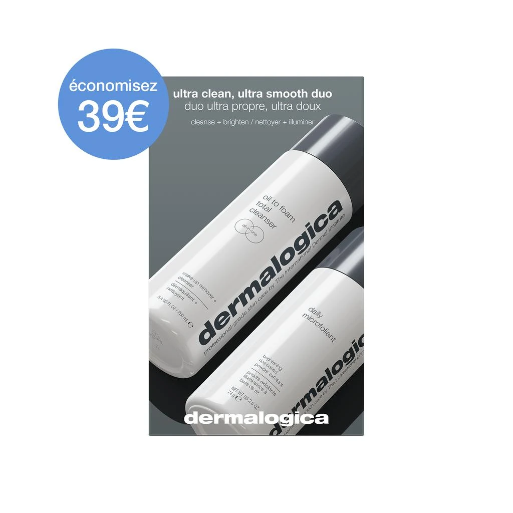 Dermalogica Coffret Ultra Clean, Ultra Smooth Duo | Coffret Duo Nettoyant Et Exfoliant 1