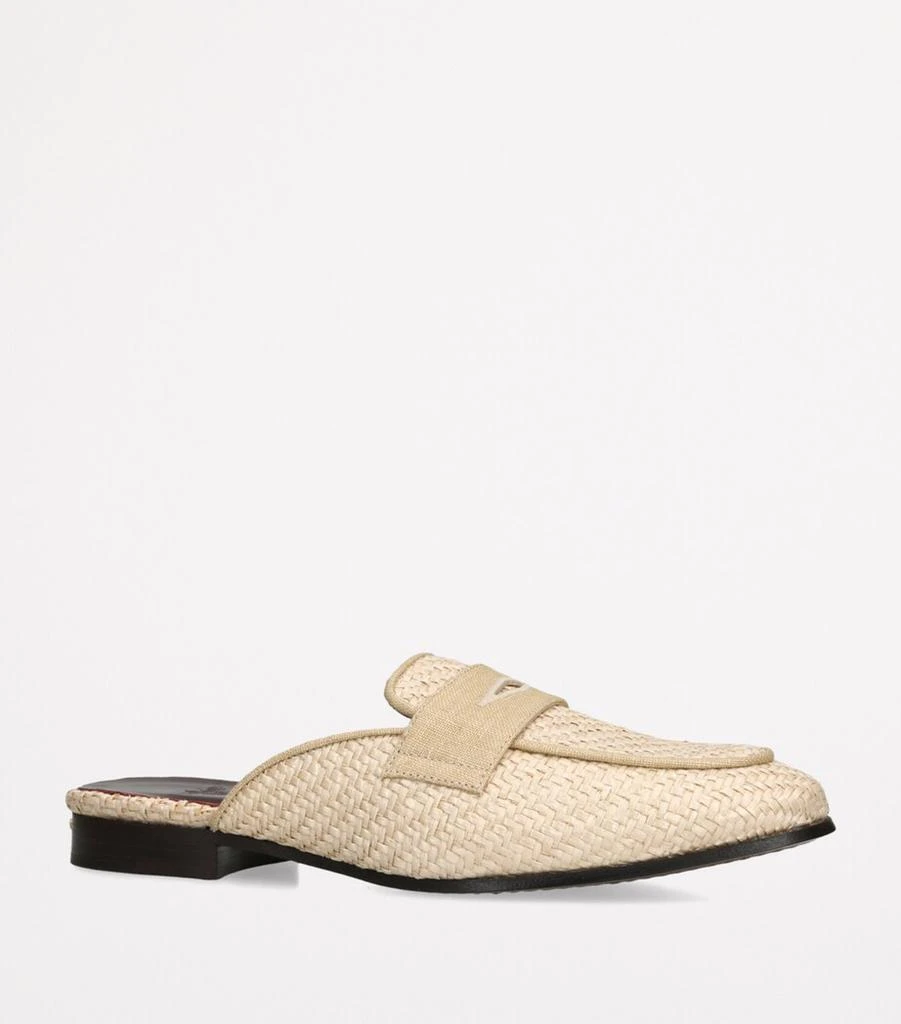 Bougeotte Raffia Slip-On Mules 3