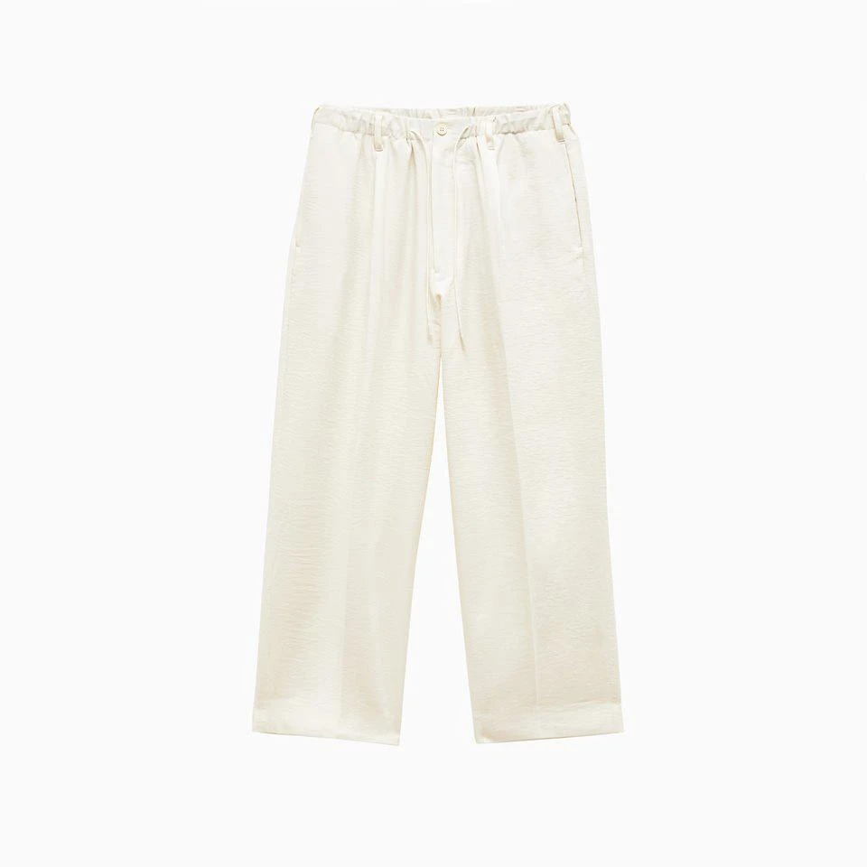 Y-3 Y-3 High-Waist Drawstring Cropped Trousers 1